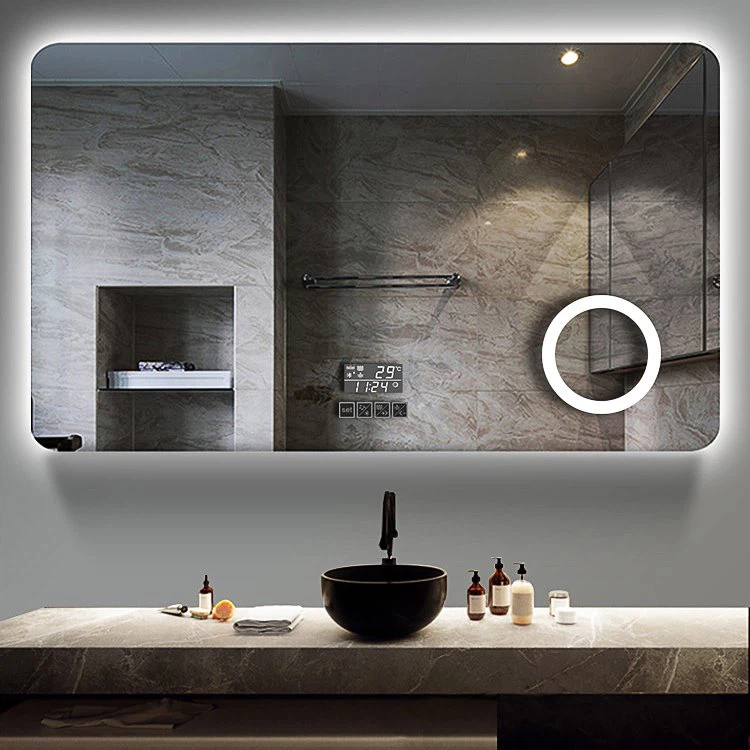 Large Mirror with LED Lights
