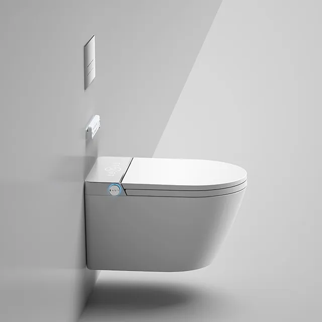 Inodoros Modernos wall-hung elongated toilet bowl white toilet